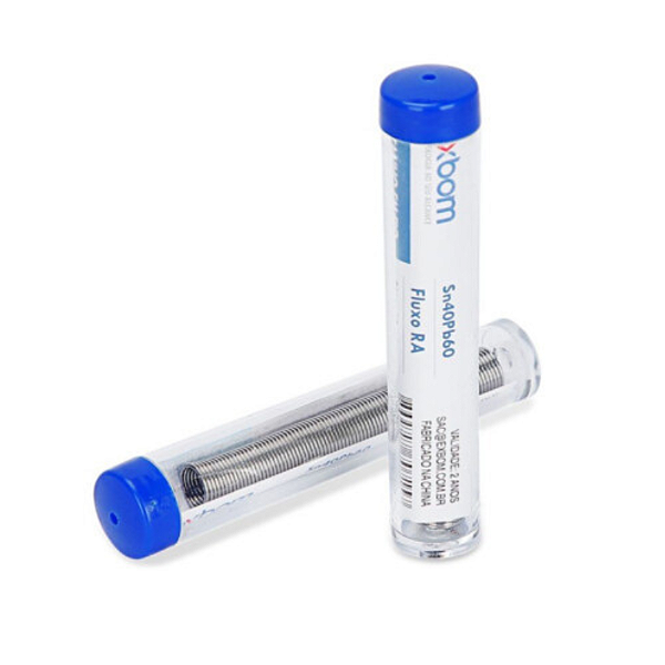 Estanho Em Fio Para Solda Tubo 18G Exbom