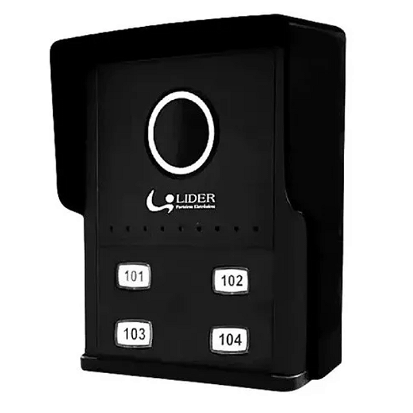 Porteiro Eletronico Coletivo 4 Pontos Smart LR804 Líder