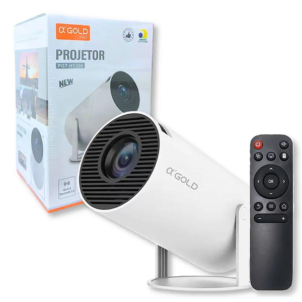Smat Projetor Portátil 4k Android 11.0 Original Agold Anatel