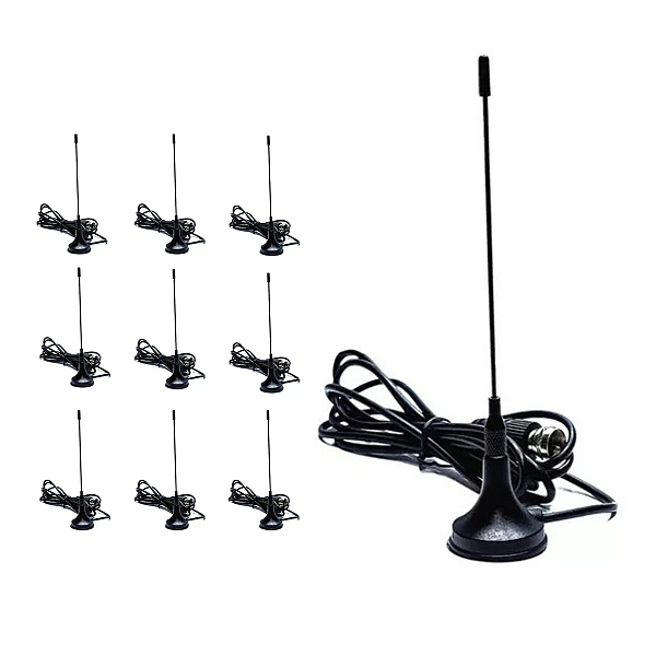 kit Com 10 Antenas Internas Para TV Digital Exbom Revenda