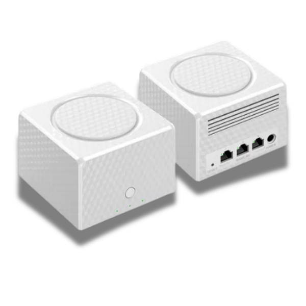 Kit 2 Roteador Wifi Mesh 5g Repetidor Gigabit 1900mbps