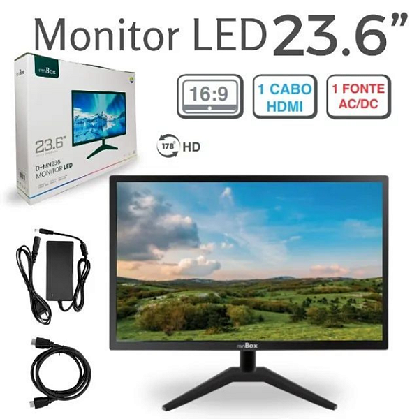 MONITOR LED 23.6 MNBOX D-MN236