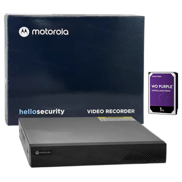 Dvr Motorola 8 Canais Mtd081l0013-1t Com HD 1T Purple