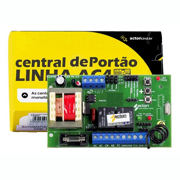 Central Placa Motor Portão Universal Ac4 Flex Pa