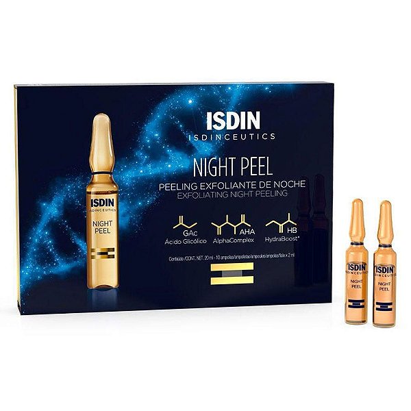 Sérum Esfoliante  Night Peel Isdin - Isdinceutics - 10 Ampolas