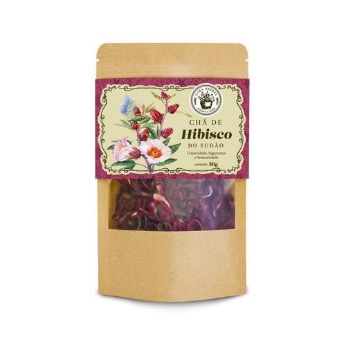 Chá de Hibisco 30g - Cura Herbal