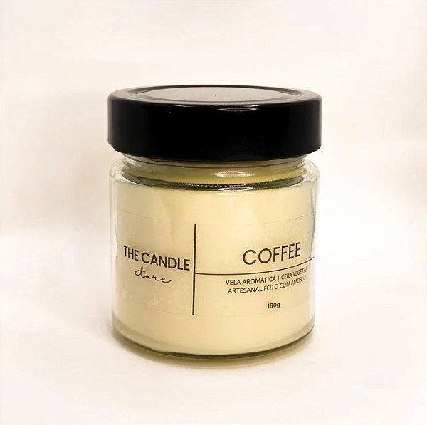 Vela Aromática de Coffee Clássica 180g - The Candle Store