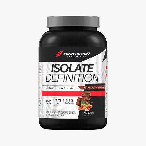 Whey Isolate Definition 900g Sabor Chocolate com Amendoim - Bodyaction