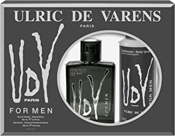 KIT Perfume Masculino UDV FOR MEN 100 ml + Desodorante Spray Parfumant 200ml - ULRIC DE VARENS