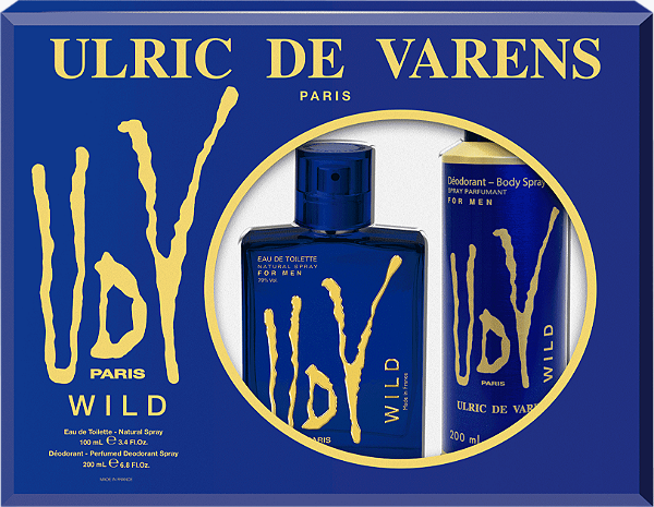 KIT Perfume Masculino UDV WILD 100 ml + Desodorante Spray Parfumant 200ml - ULRIC DE VARENS