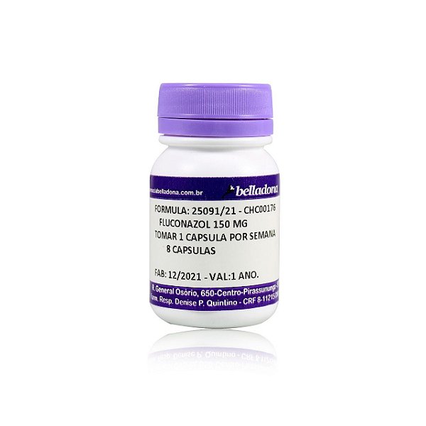 Fluconazol 150mg 8 Cápsulas- BELLADONA