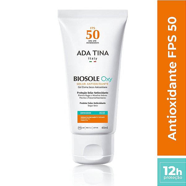 Protetor Solar Antioxidante Biosole OXY FPS50 40ml - ADA TINA