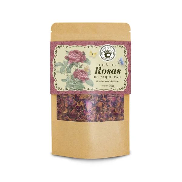 Chá de Rosas 30g - Cura Herbal