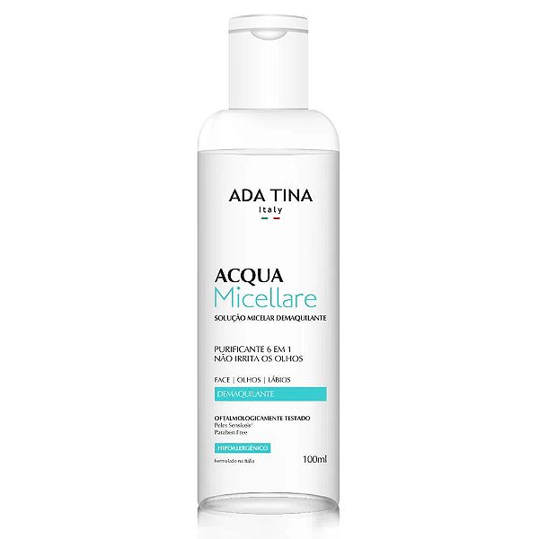 Água Micelar Demaquilante E Purificante 6 Em 1 Acqua Micellare 250ml - ADATINA