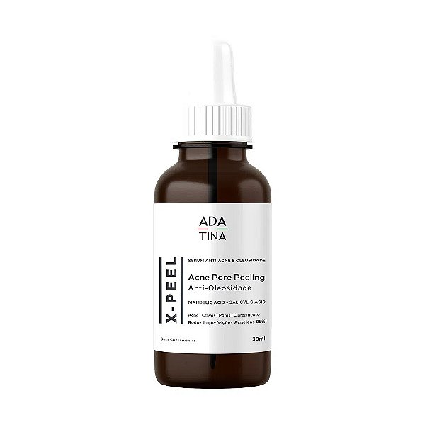 Sérum Esfoliante Anti-imperfeições Acne, Poros e Oleosidade X-Peel Acne Pore Peeling – 30ml - Ada Tina