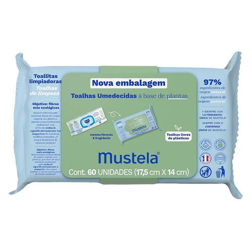 Toalhas Umedecidas à Base de Plantas - Mustela