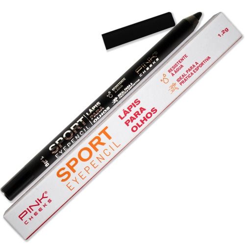 Lapis para Olhos Sport Eyepencil 1,2g Preto - Pink Cheeks