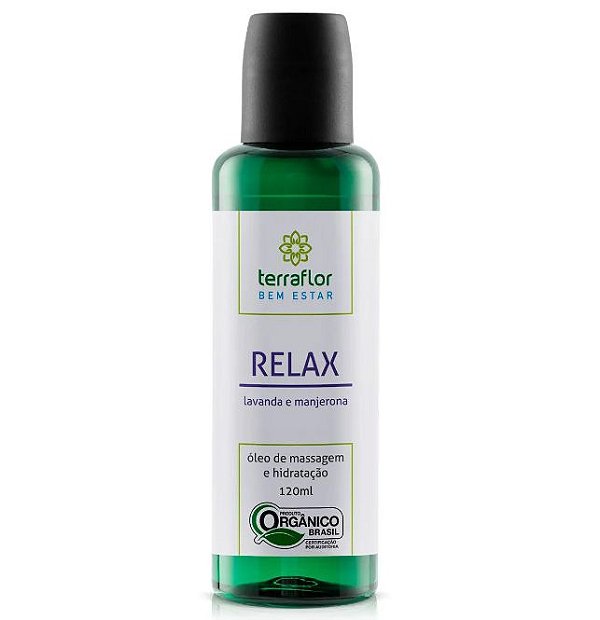 Óleo de Massagem Relax Organico 120ML - TERRAFLOR
