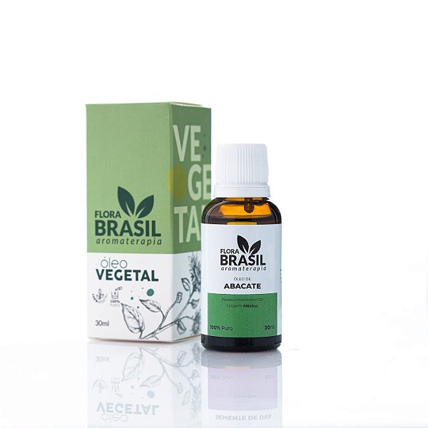 Oleo Vegetal Puro de Abacate - 30ml - Flora Brasil