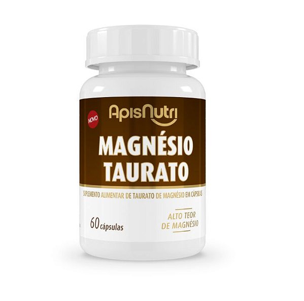 Magnésio Taurato 60 cápsulas | APISNUTRI