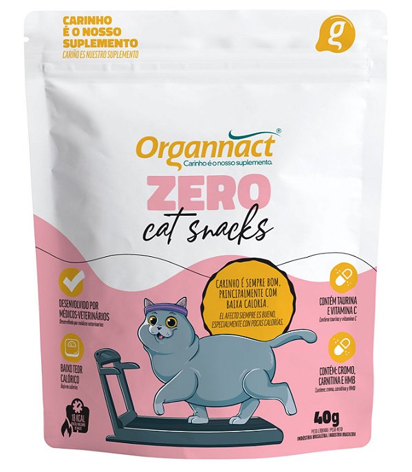 Cat Zero Snacks 40g - Organnact