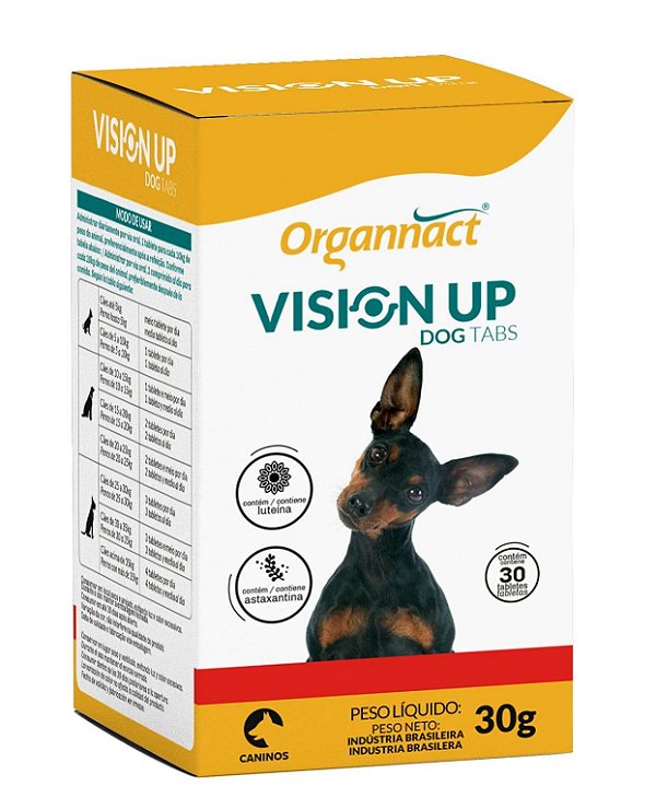 Suplemento Vitamínico Vision Up Dog - 30g - Organnact