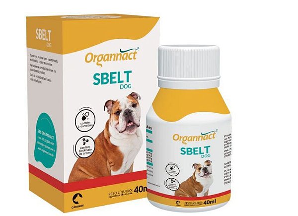 Suplemento Vitamínico Sbelt Dog 40ml - Organnact