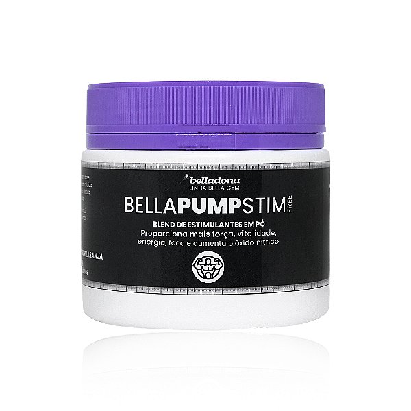 Blend de Estimulantes BellaPump Stim Free - Sabor Laranja 88g - Linha BellaGym - Belladona