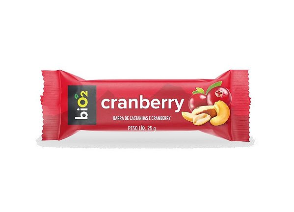 Barra de Proteína Nuts Cranberry com Limão Siciliano 40g | biO2