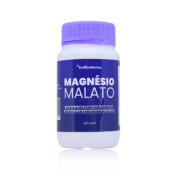 Magnésio Malato 250mg 60 cápsulas | Belladona