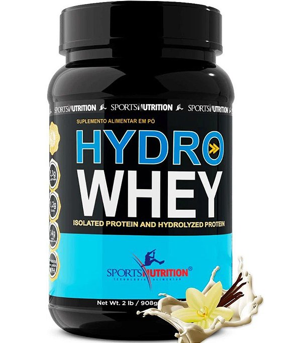 Whey Protein Hidrolisado 908g Sabor Baunilha | Sports Nutrition