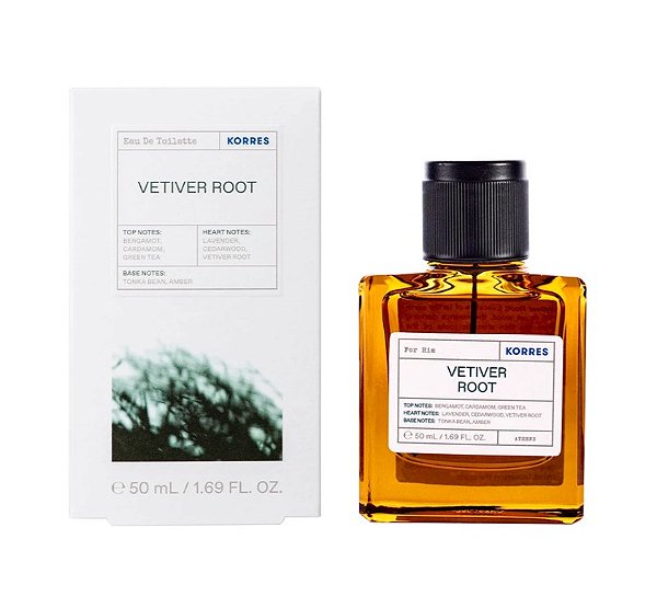 Deo Colônia Spray Vetiver Root Masculino 50ml - Korres