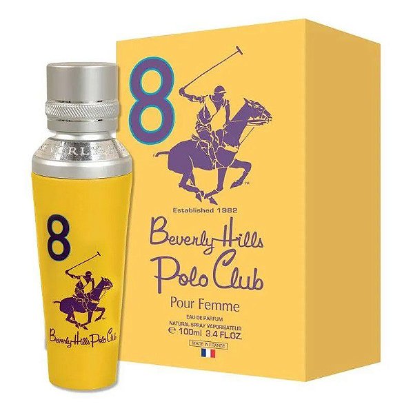 Beverly Hills Polo Club Women N°8 - Eau de Toilette Feminino - 100ml