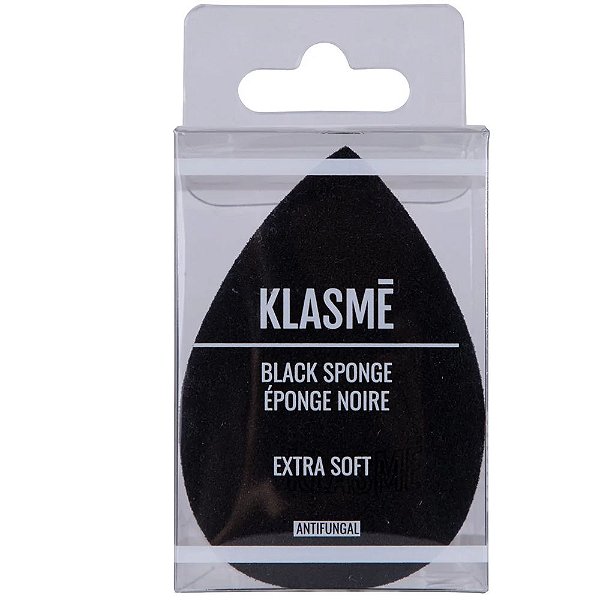 Esponja para Maquiagem Antifúngica - Black Sponge Extra Soft -  KLASME