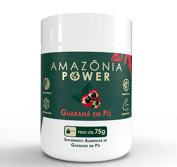 Amazônia Power - Guaraná em pó de 75g - APISVIDA