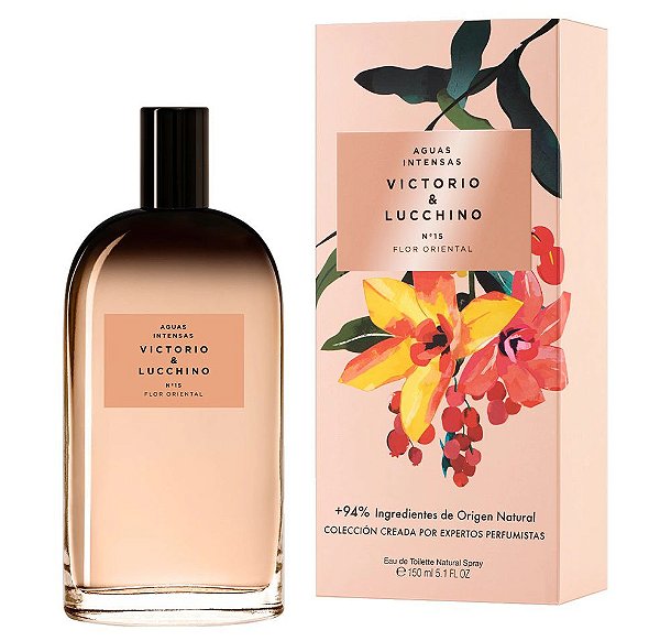 Perfume Nº15 Flor Oriental - Linha Águas Intensas 150ml - Victorio & Lucchino