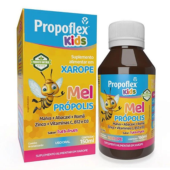 Xarope Propoflex Kids - Sabor Tutti-Frutti 150ml - Apisvida
