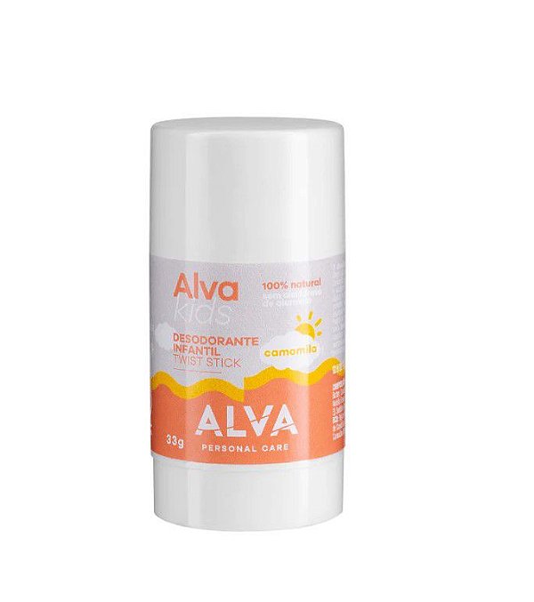 Desodorante em Barra Infantil Vegano - Camomila 33g - Alva