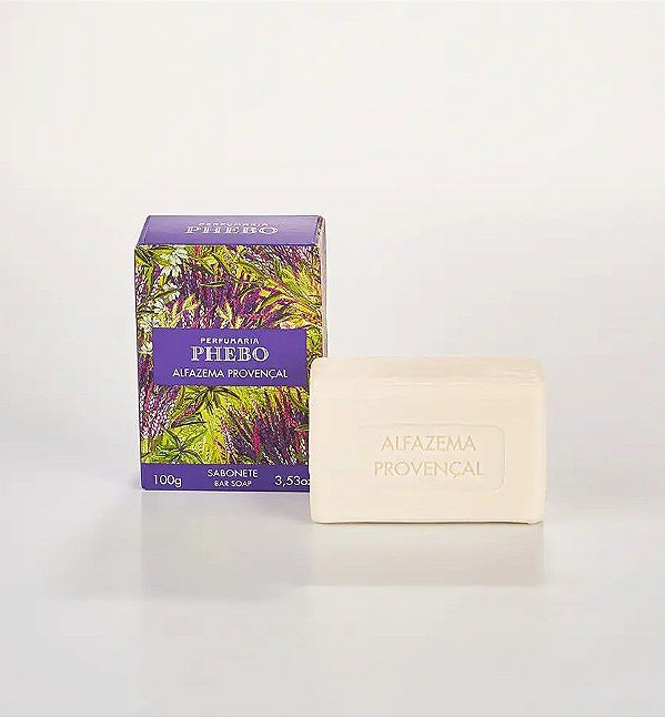 Sabonete em Barra - Mediterrâneo Alfazema Provençal 100g - PHEBO