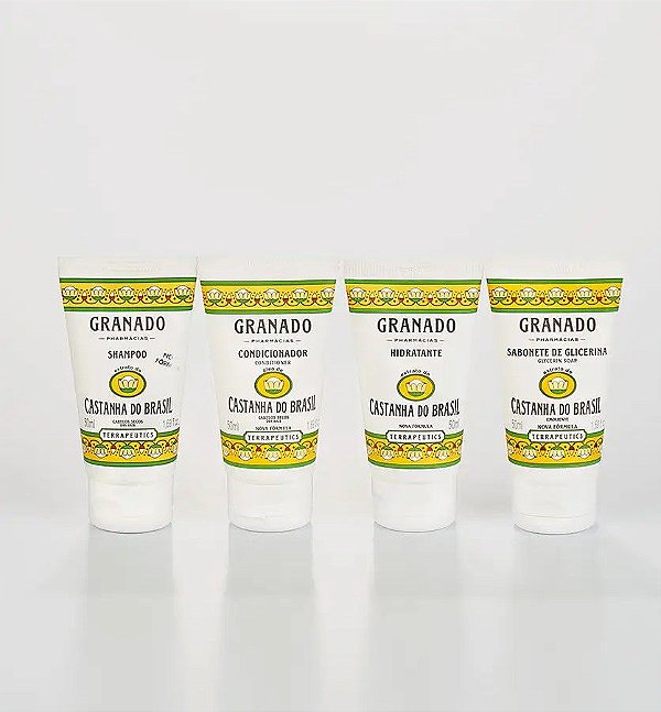 Kit Terrapeutics Minis - Castanhas Do Brasil - 4un/50ml - Granado