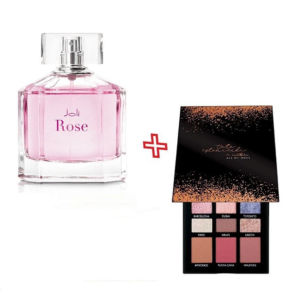 Parfum Joli Rose 100ml + Paleta de Sombras/Blushes Tata Estaniecki  - by Joli Joli