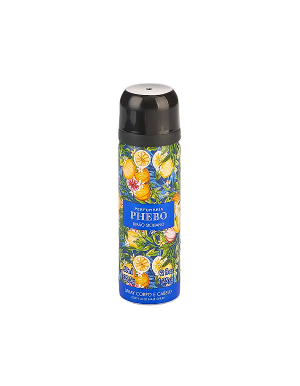 Spray de Corpo e Cabelo - Limão Siciliano 59ml - PHEBO