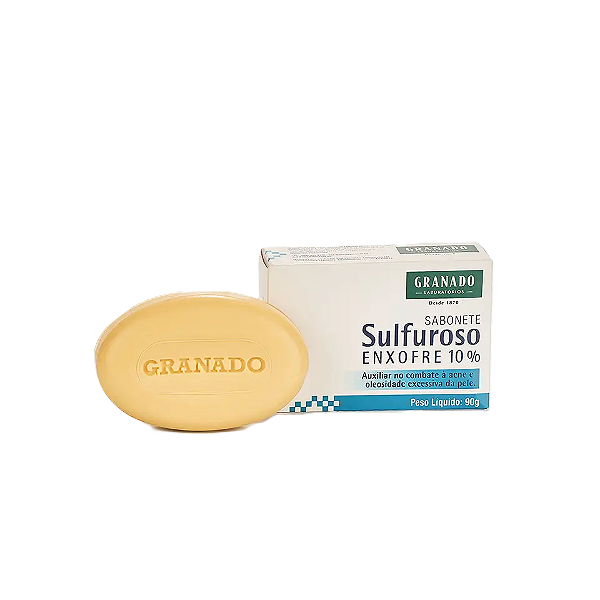 Sabonete 10% Enxofre Sulfuroso - Peles Oleosas - 90g - Granado
