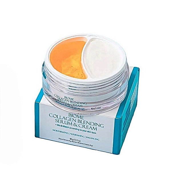 Sérum & Creme Hidratante de Colágeno - Blending Biome 90g - Purederm Prreti