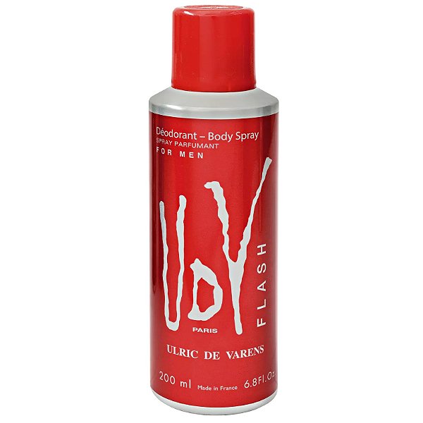 Desodorante BodySpray UDV Flash - Ulric de Varens Masc 200ml