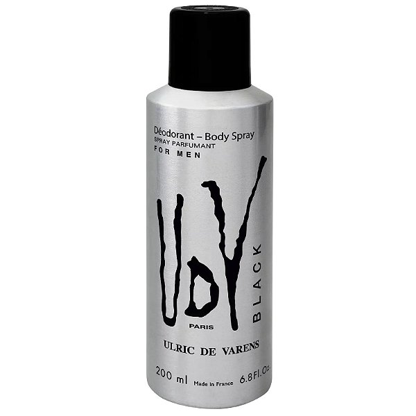 Desodorante BodySpray UDV Black - Ulric de Varens Masc 200ml