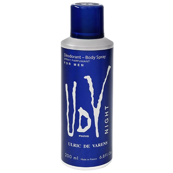Desodorante BodySpray UDV Night -Ulric de Varens Masc 200ml
