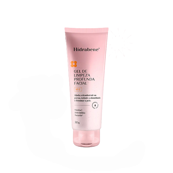 Gel de Limpeza Profunda Facial com Vitamina C 120g - Hidrabene