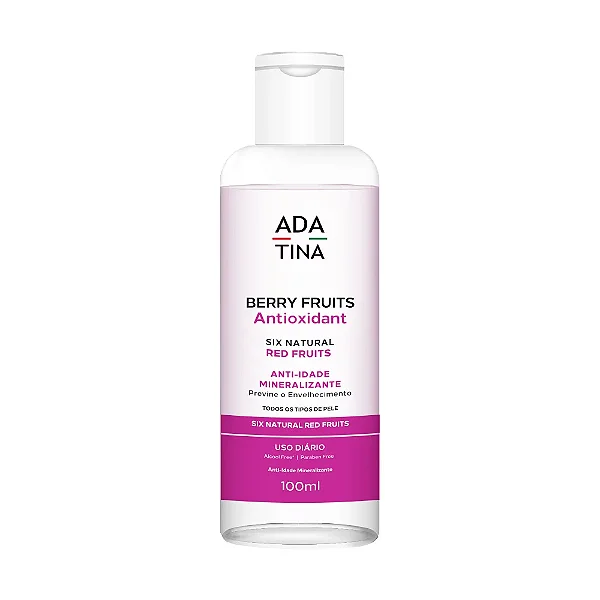Loção Berry Fruits| Antioxidant/Anti-Idade/Remineralizante 100ml - Ada Tina