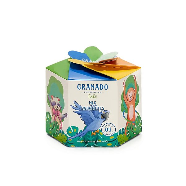 Mix de 6 Sabonetes | Bebê Glicerina 90g cada - Granado
